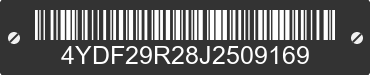 2018 KEYSTONE Keystone 4YDF29R28J2509169 VIN decoded