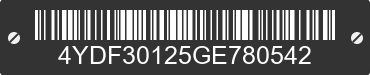 2016 KEYSTONE Keystone 4YDF30125GE780542 VIN decoded