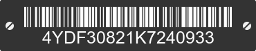 2019 KEYSTONE Keystone 4YDF30821K7240933 VIN decoded