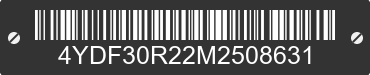 2021 KEYSTONE Keystone 4YDF30R22M2508631 VIN decoded