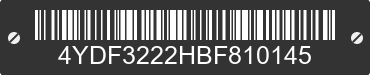 2011 KEYSTONE Keystone 4YDF3222HBF810145 VIN decoded