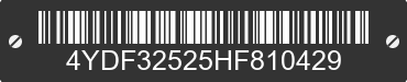 2017 KEYSTONE Keystone 4YDF32525HF810429 VIN decoded