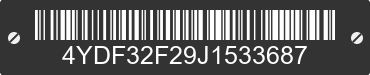 2018 KEYSTONE Keystone 4YDF32F29J1533687 VIN decoded
