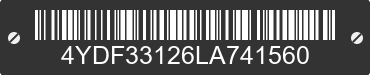 2020 KEYSTONE Keystone 4YDF33126LA741560 VIN decoded
