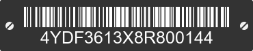 2008 KEYSTONE Keystone 4YDF3613X8R800144 VIN decoded
