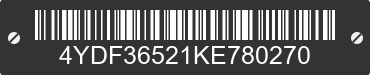 2019 KEYSTONE Keystone 4YDF36521KE780270 VIN decoded