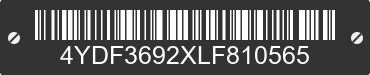 2020 KEYSTONE Keystone 4YDF3692XLF810565 VIN decoded