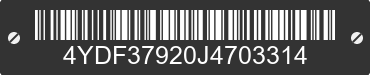 2018 KEYSTONE Keystone 4YDF37920J4703314 VIN decoded