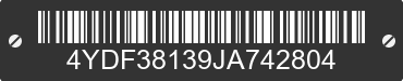 2018 KEYSTONE Keystone 4YDF38139JA742804 VIN decoded