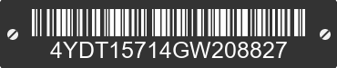 2016 KEYSTONE Keystone 4YDT15714GW208827 VIN decoded