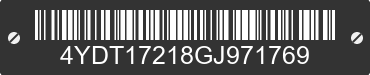 2016 KEYSTONE Keystone 4YDT17218GJ971769 VIN decoded