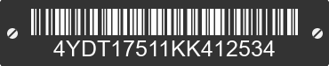 2019 KEYSTONE Keystone 4YDT17511KK412534 VIN decoded