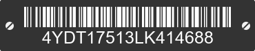 2020 KEYSTONE Keystone 4YDT17513LK414688 VIN decoded
