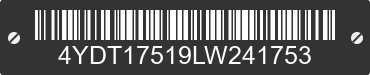 2020 KEYSTONE Keystone 4YDT17519LW241753 VIN decoded