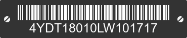 2020 KEYSTONE Keystone 4YDT18010LW101717 VIN decoded