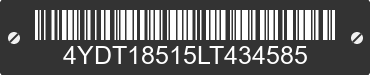 2020 KEYSTONE Keystone 4YDT18515LT434585 VIN decoded
