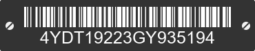 2016 KEYSTONE Keystone 4YDT19223GY935194 VIN decoded