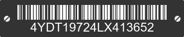 2020 KEYSTONE Keystone 4YDT19724LX413652 VIN decoded