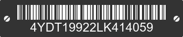 2020 KEYSTONE Keystone 4YDT19922LK414059 VIN decoded