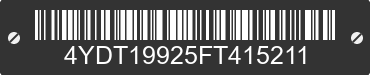 2015 KEYSTONE Keystone 4YDT19925FT415211 VIN decoded