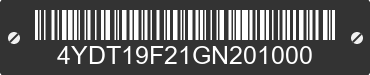 2016 KEYSTONE Keystone 4YDT19F21GN201000 VIN decoded