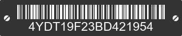 2011 KEYSTONE Keystone 4YDT19F23BD421954 VIN decoded