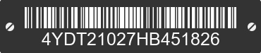 2017 KEYSTONE Keystone 4YDT21027HB451826 VIN decoded
