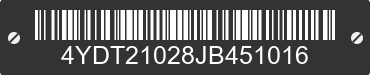 2018 KEYSTONE Keystone 4YDT21028JB451016 VIN decoded
