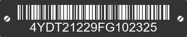 2015 KEYSTONE Keystone 4YDT21229FG102325 VIN decoded