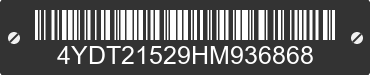 2017 KEYSTONE Keystone 4YDT21529HM936868 VIN decoded