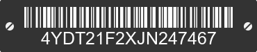 2018 KEYSTONE Keystone 4YDT21F2XJN247467 VIN decoded