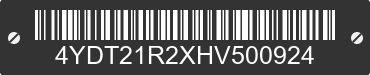 2017 KEYSTONE Keystone 4YDT21R2XHV500924 VIN decoded