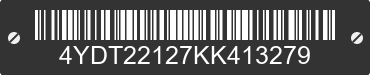 2019 KEYSTONE Keystone 4YDT22127KK413279 VIN decoded