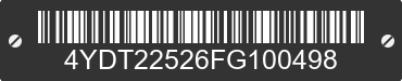 2015 KEYSTONE Keystone 4YDT22526FG100498 VIN decoded