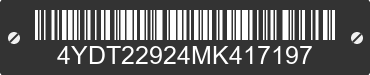 2021 KEYSTONE Keystone 4YDT22924MK417197 VIN decoded