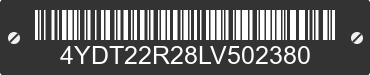 2020 KEYSTONE Keystone 4YDT22R28LV502380 VIN decoded