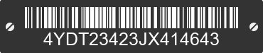2018 KEYSTONE Keystone 4YDT23423JX414643 VIN decoded