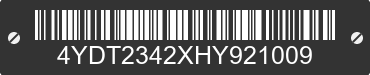 2017 KEYSTONE Keystone 4YDT2342XHY921009 VIN decoded