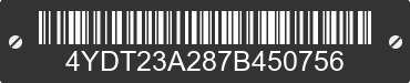 2007 KEYSTONE Keystone 4YDT23A287B450756 VIN decoded