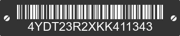 2019 KEYSTONE Keystone 4YDT23R2XKK411343 VIN decoded