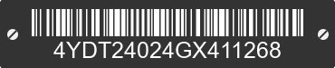 2016 KEYSTONE Keystone 4YDT24024GX411268 VIN decoded
