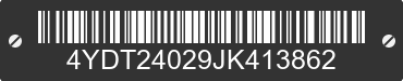 2018 KEYSTONE Keystone 4YDT24029JK413862 VIN decoded