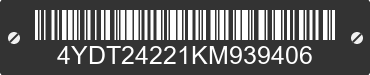2019 KEYSTONE Keystone 4YDT24221KM939406 VIN decoded