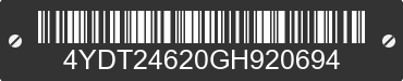 2016 KEYSTONE Keystone 4YDT24620GH920694 VIN decoded