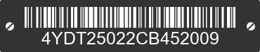2012 KEYSTONE Keystone 4YDT25022CB452009 VIN decoded