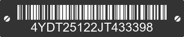 2018 KEYSTONE Keystone 4YDT25122JT433398 VIN decoded