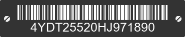 2017 KEYSTONE Keystone 4YDT25520HJ971890 VIN decoded