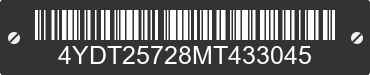 2021 KEYSTONE Keystone 4YDT25728MT433045 VIN decoded