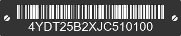 2018 KEYSTONE Keystone 4YDT25B2XJC510100 VIN decoded