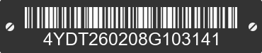 2008 KEYSTONE Keystone 4YDT260208G103141 VIN decoded